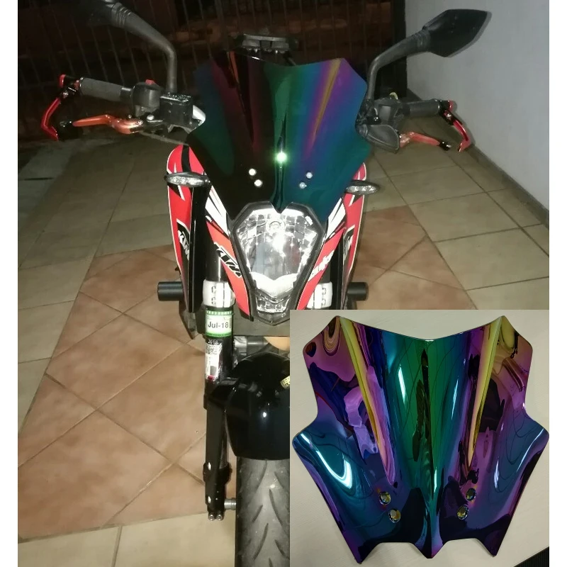 Дымчатое лобовое стекло для мотоцикла Ветер Экран 2011 2012 2013 2014 2015 2016 KTM 125 200 390 Duke