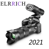 elrrich digital camera hd d7200 protax 33million pixel auto focus professional slr video camera 24x optical zoom three lens