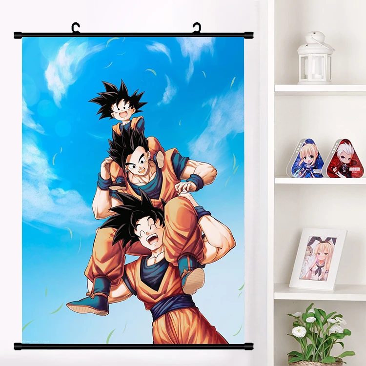 Аниме Драконий жемчуг Yamcha настенные свитки Фреска плакат Настенные подвесные
