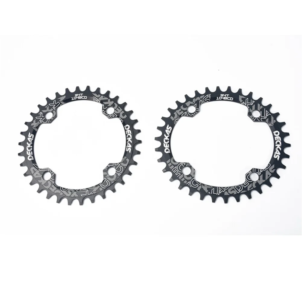 Круглый узкая широкая цепь из колец цепь MTB горный велосипед 104BCD 32T 34 Т 36 38T диаметра окружности болтов(зуб части пластины 104 BCD