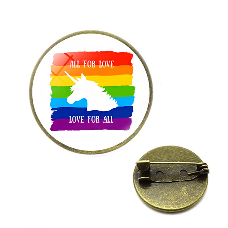 Креативные ЛГБТ броши в виде гордыни для геев лесбиянок радужная любовь