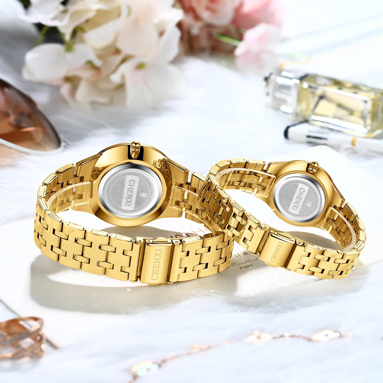 Men Woman Couple AAA Male Vip  Luxury Lover Designer Wrist Quartz Female Stainless Steel Waterproof Minimalist Watches For Gift