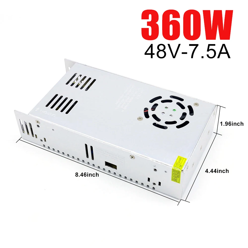 DC 48V 360W 400W 480W 10A импульсный источник питания трансформатор переменного тока DC SMPS 7.5A 8.3A