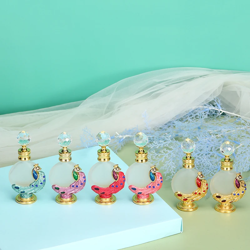 

10 мл металлический Павлин Эфирное сразу привлечет Мороз масла флакон духов Пустой многоразовый стеклянный подарок обувь по заводским цена...