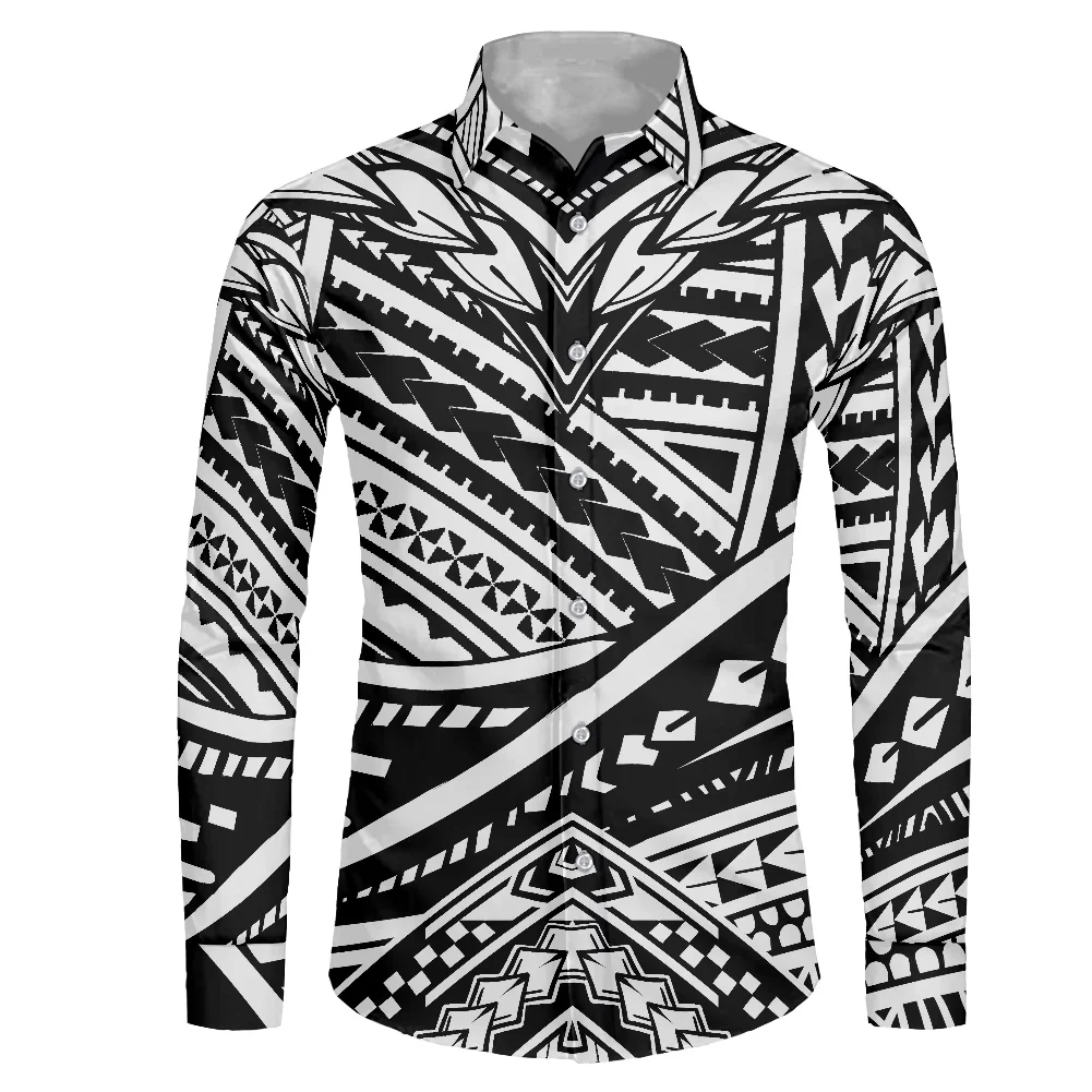 HYCOOL желтые самоанские классические рубашки для мужчин Бесплатная доставка