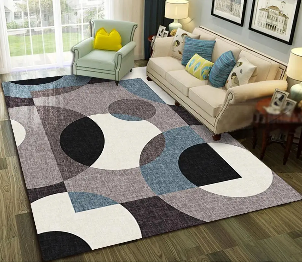 Геометрический Коврик для дома ковер гостиной спальни большой Треллис Tapete Para Sala