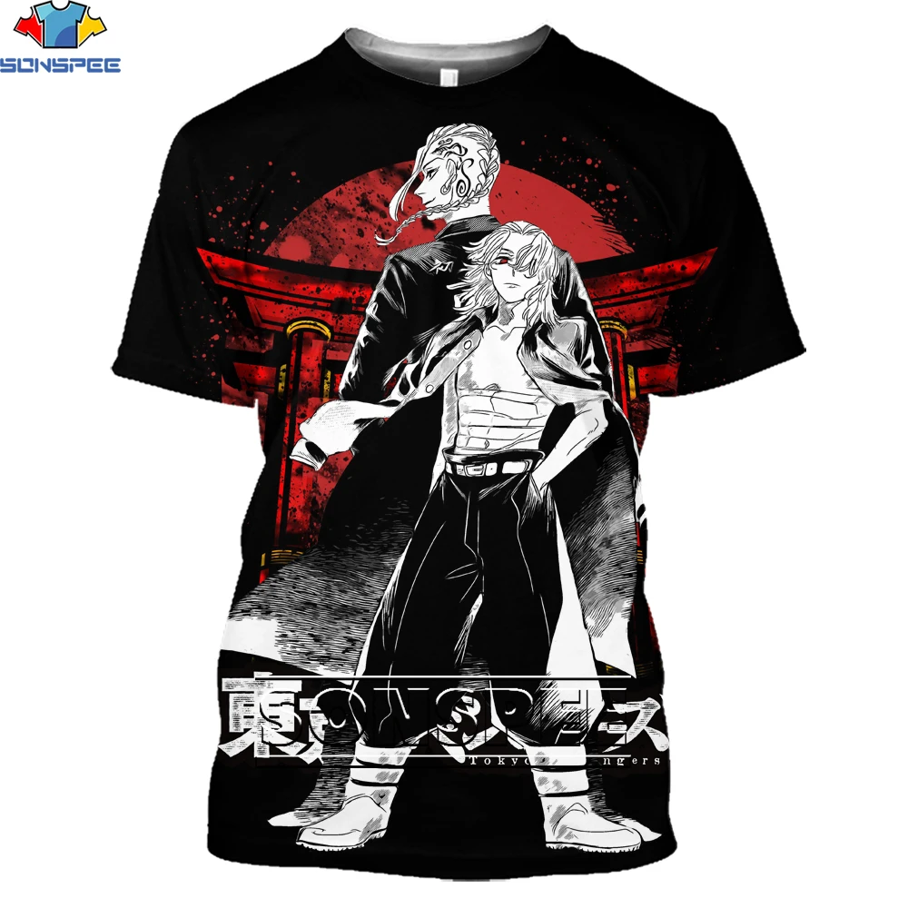 Футболка Мужская/женская с 3D-принтом коротким рукавом | Мужская одежда