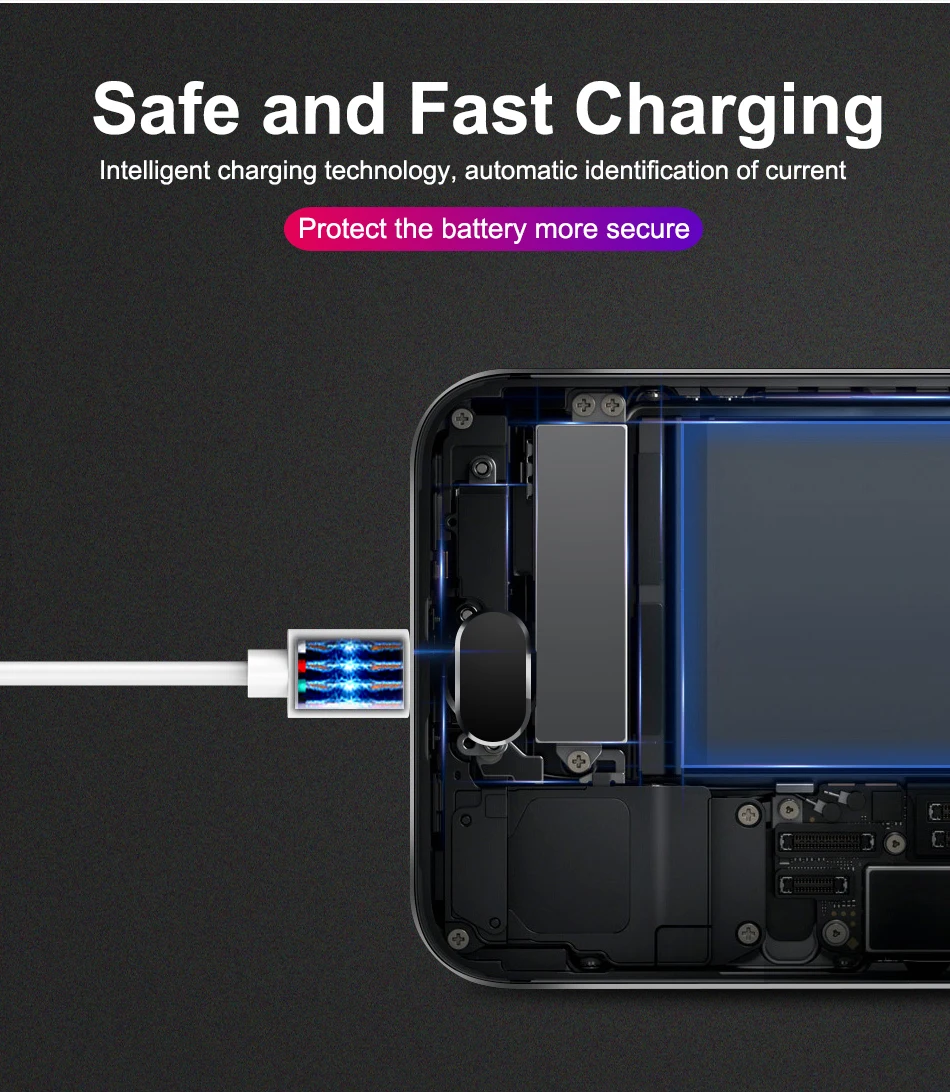Кабель USB Type C для быстрой зарядки и передачи данных Samsung S8 S9 NOTE 10 Xiaomi Mi Max 3 A2 8 6 Huawei P20