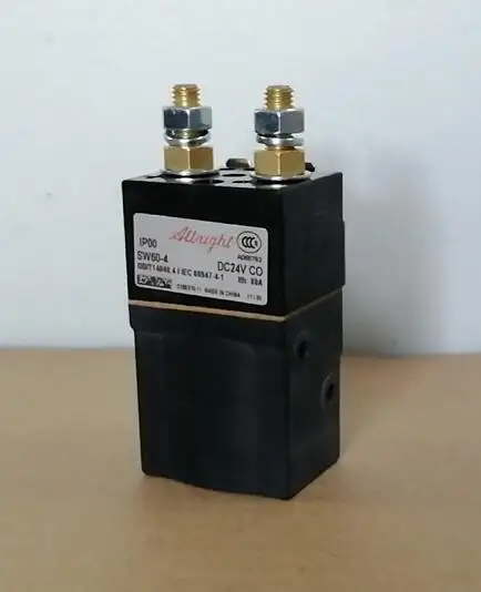 Подлинный Олбрайт SW60 24V 4 DC контактор для Eelctric вилочный Погрузчик Электрический