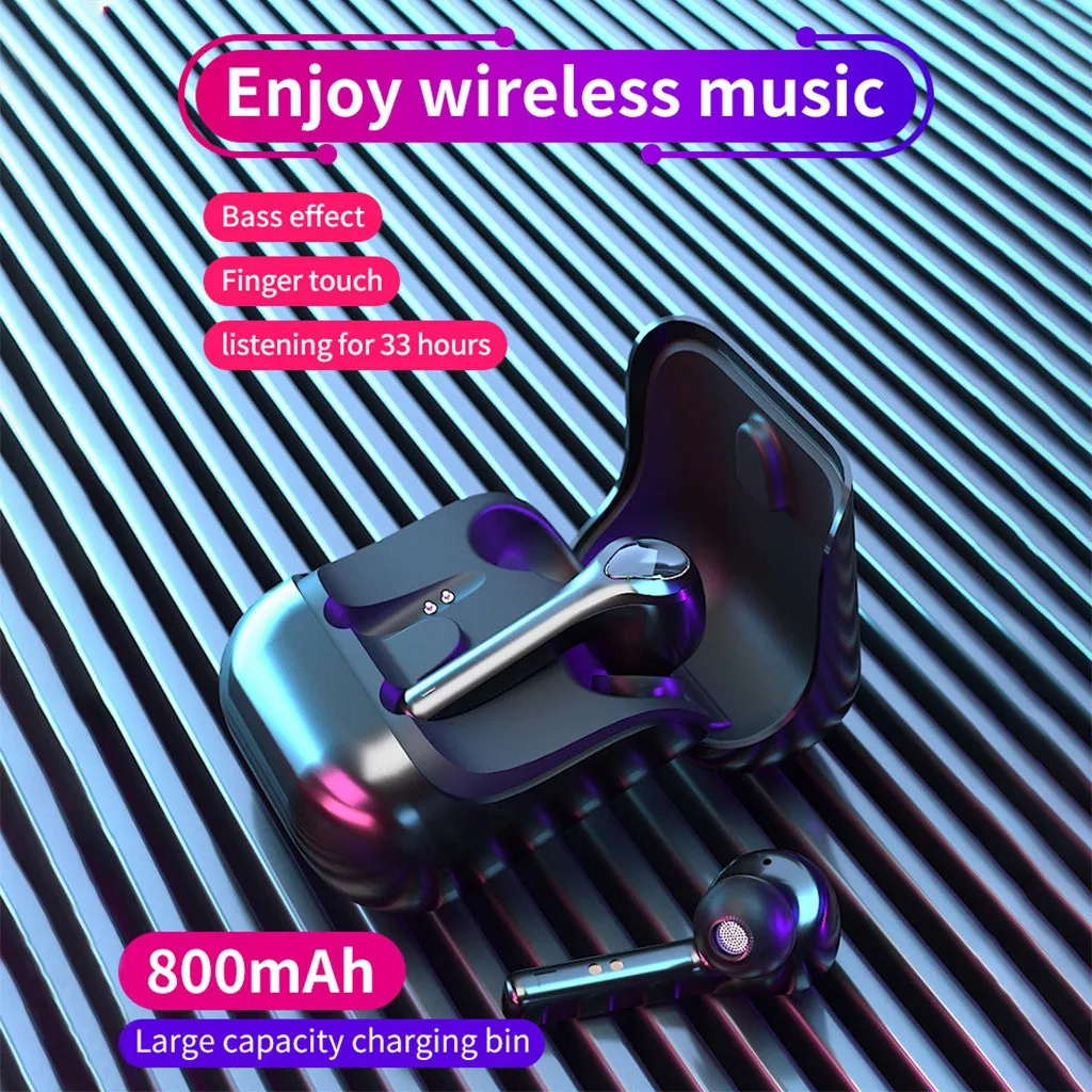 

Mini Tws Earohones In-ear Touch-Wireless Bluetooth 5.0 Earphone Earbuds Noise Cancelling Gaming Headset G9