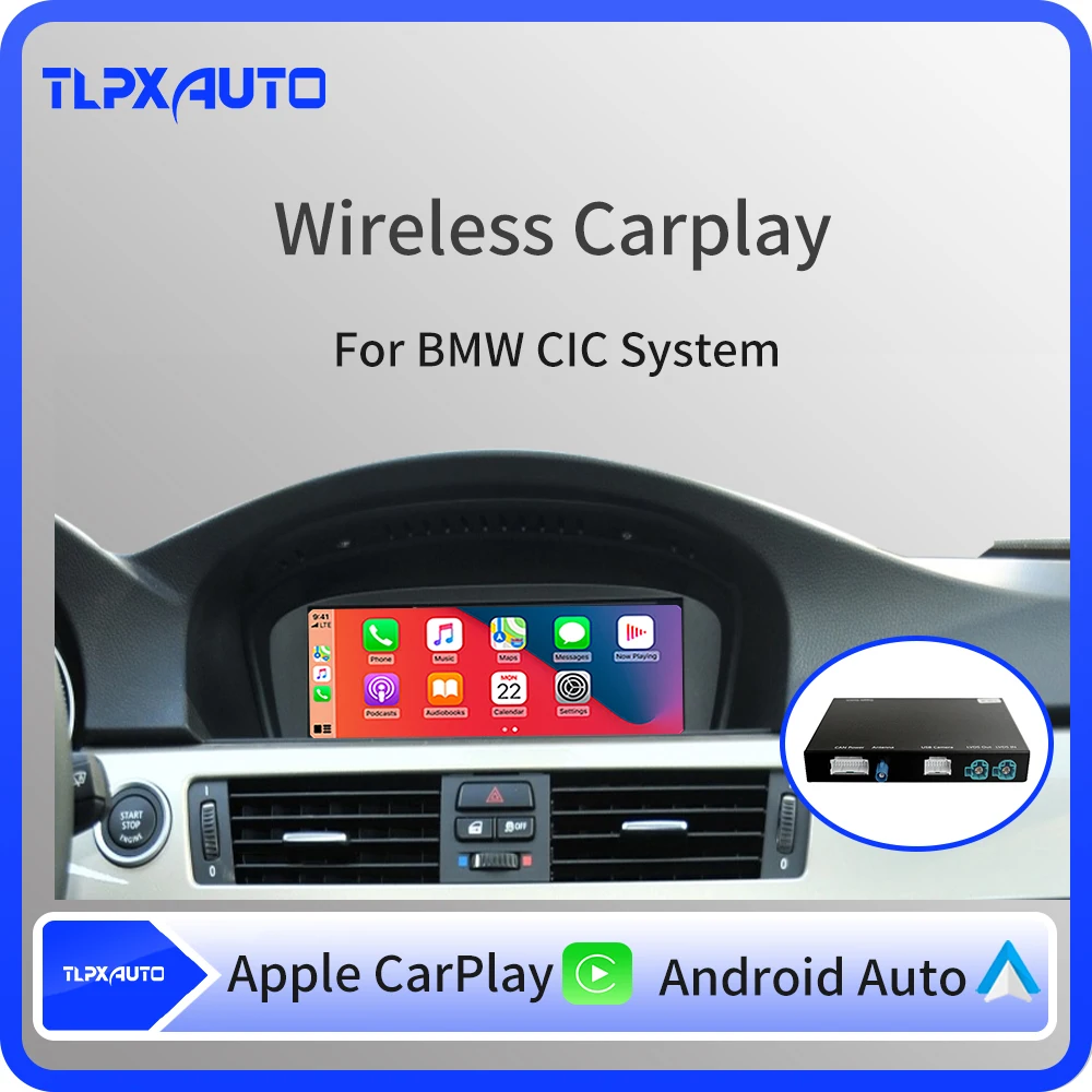Беспроводной адаптер Apple CarPlay Android с автоматическим интерфейсом для BMW серии 1 2 3 4 5