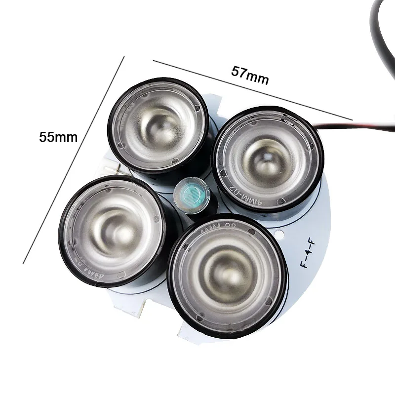 Infrared light 4 pcs Array IR LED board Visible 850nm Light for Illuminator CCTV Camera night vision +cable | Безопасность и