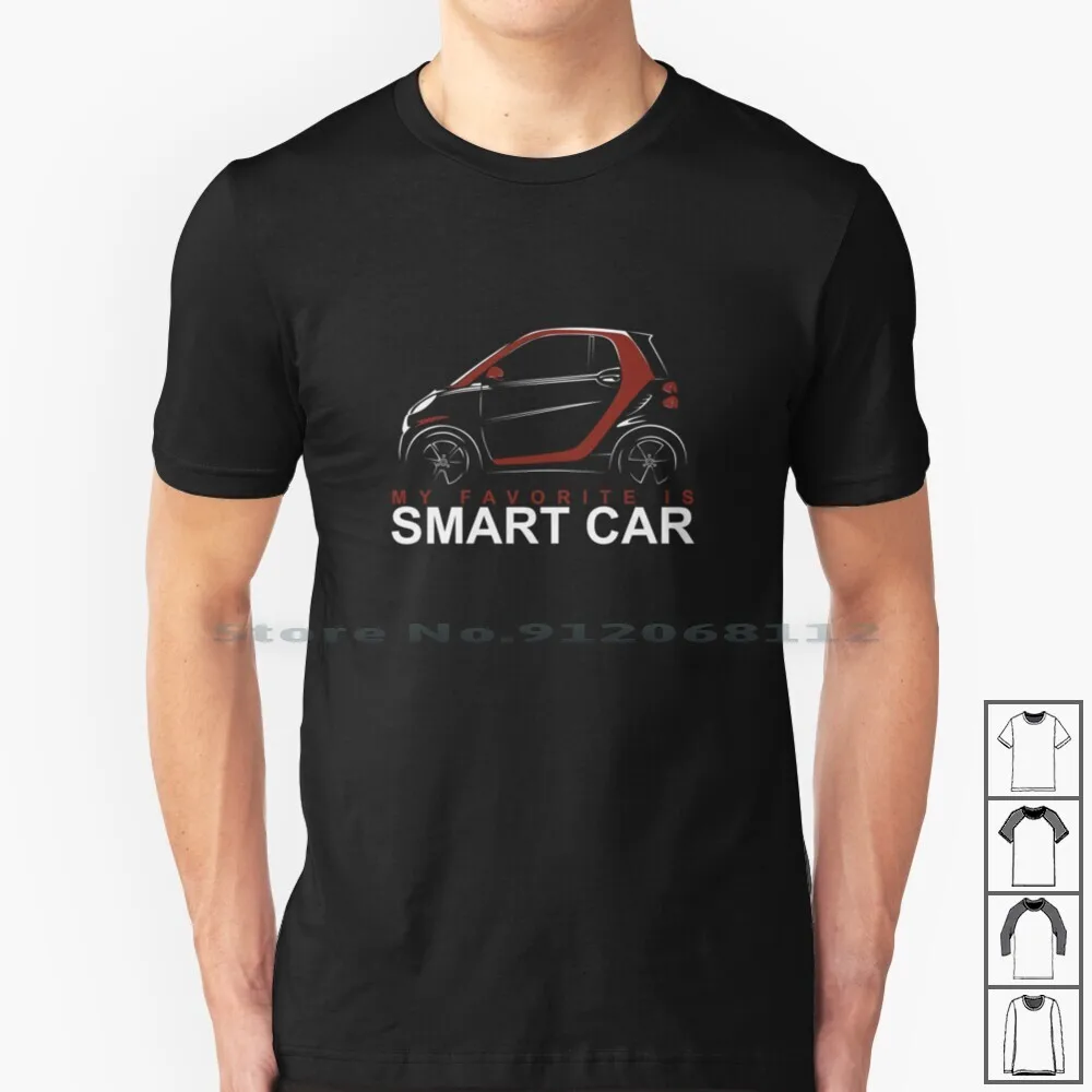 Моя любимая футболка для автомобиля 100% хлопок Smart Car Roadster 452 финал двух