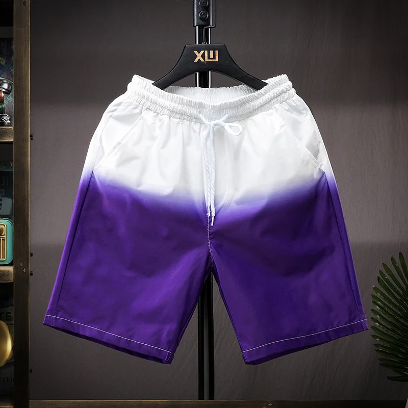 

The new summer hip-hop dague fade-out sports shorts for men fashion 2021 pants five minutes loose and