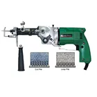 Электрическая тафтинговая машина для ковров, настенные гобелены, ручной тафтинговый пистолет (можно нарезать как ворс, так и петлевой ворс)