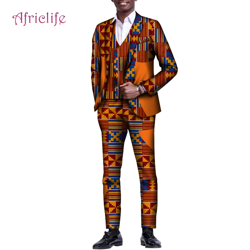 Ankara Print Suits Man Blazer WYN1344