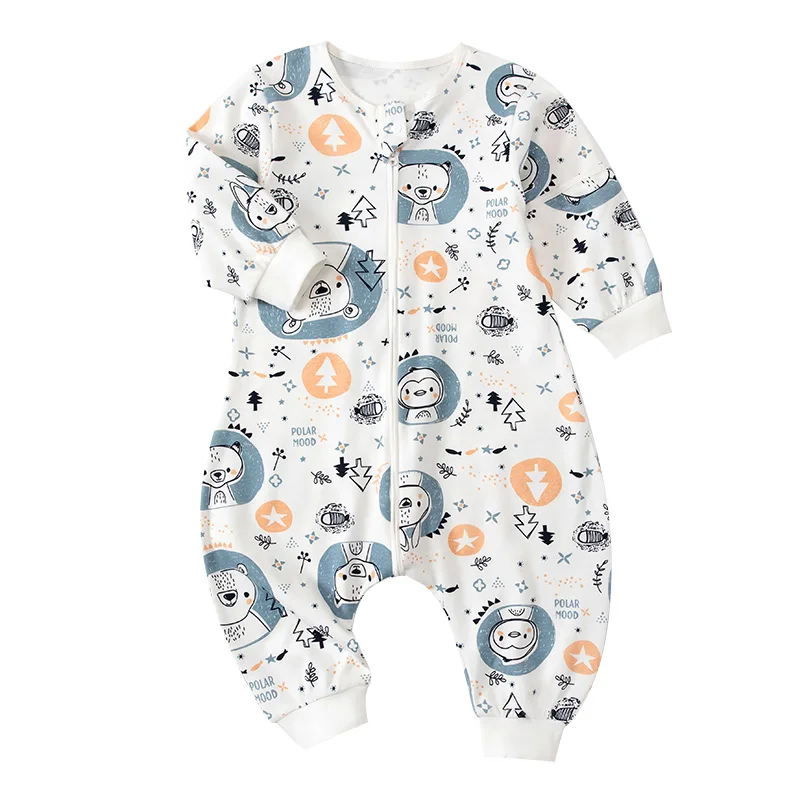 

Baby Sleeping Bag Toddler Autumn Summer Thin Cotton Sleepsack Split Leg Infant Nest Children Spring Bed Sleepwear