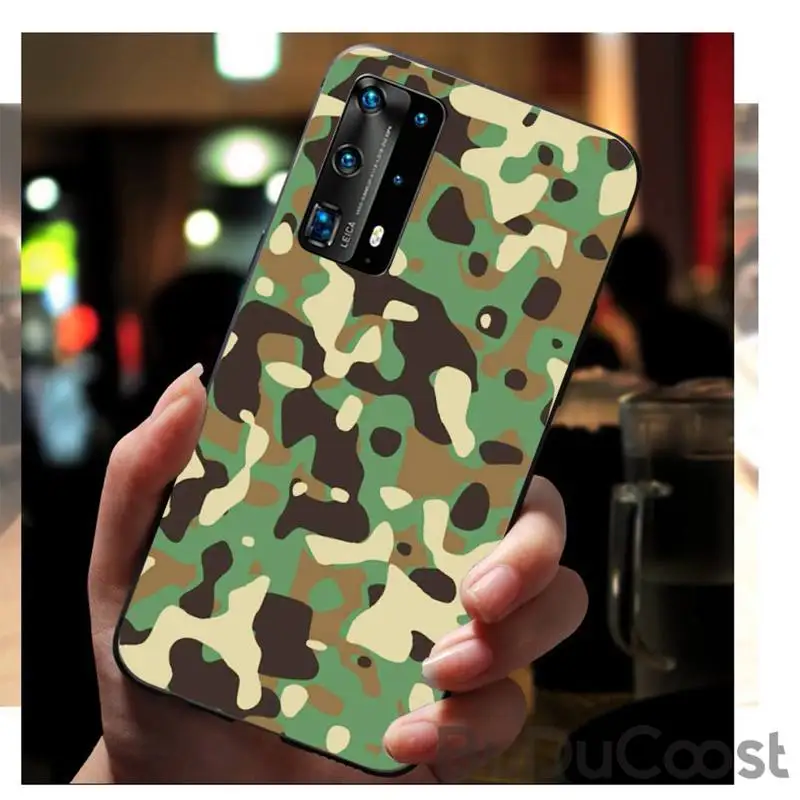 Камуфляжный чехол для телефона Huawei P9 10 20 30 40 P Smart 20lite 2019 P30 lite Pro 2017 | Мобильные