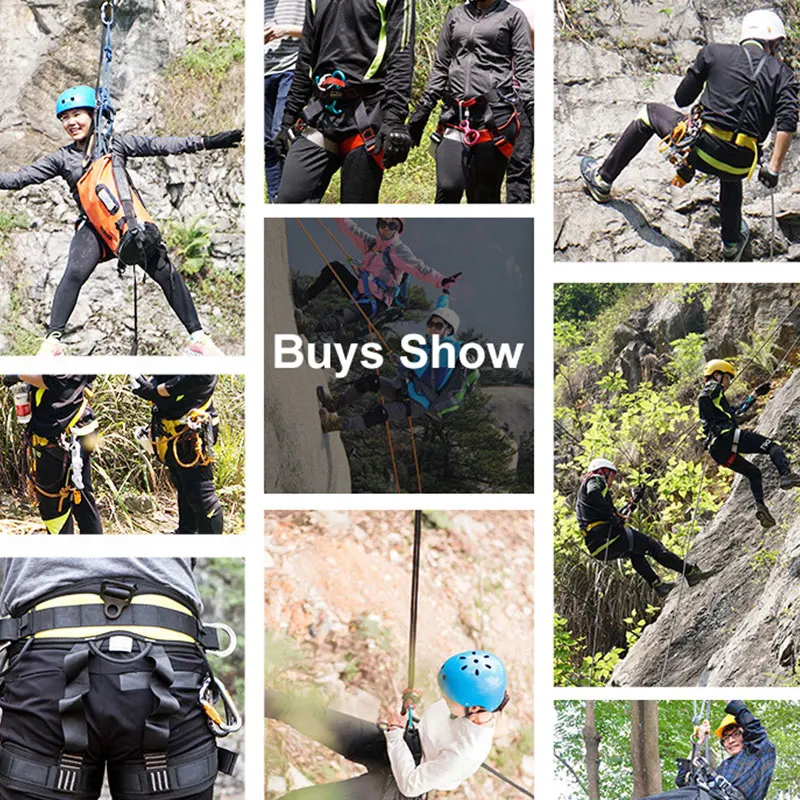

Outdoor Sports Rock Climbing Harness Waist Support Half Body Safety Harness Rappelling Climbing Strap Aerial Survival Equipment