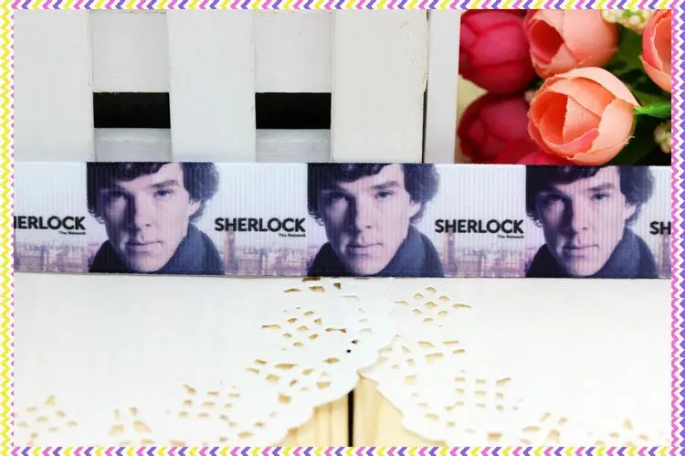DHK 7/8 'Ƌ ярдов sherlock отличного качества печатная корсажная лента для волос