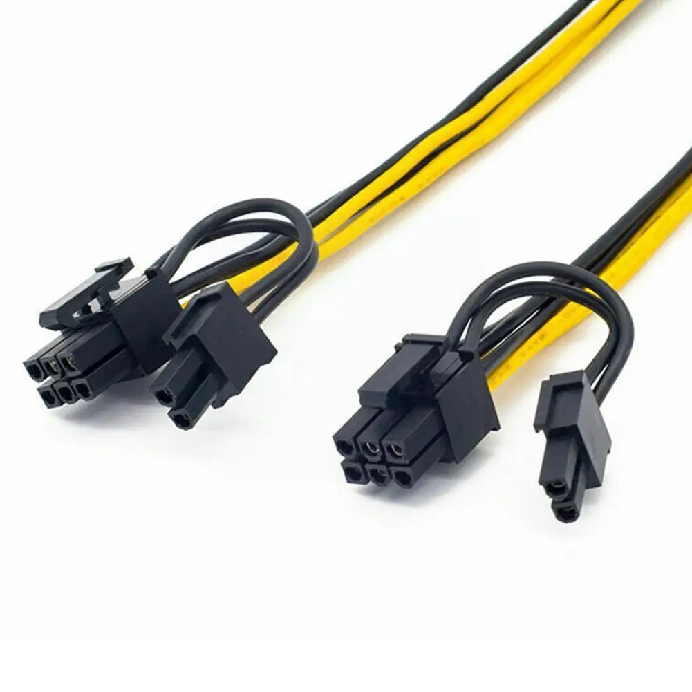 

Разветвитель питания PCI-E, 5 шт., с 6 контактами на 2*8 контактов (6 2), кабель-удлинитель, разветвитель питания Vedio, кабель-концентратор PCI-e Graphics E8I5