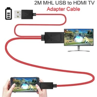 Micro USB HDMI-compatible 1080P Cable Adapter for Android Phones 11PIN Plug and Play Adapter for Home Theater System
