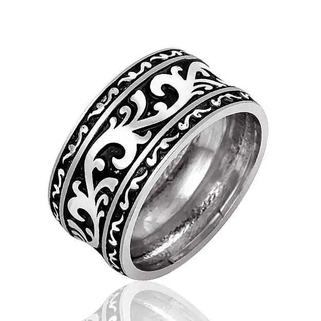 

Sterling silver Rhodium Plated Wedding Ring