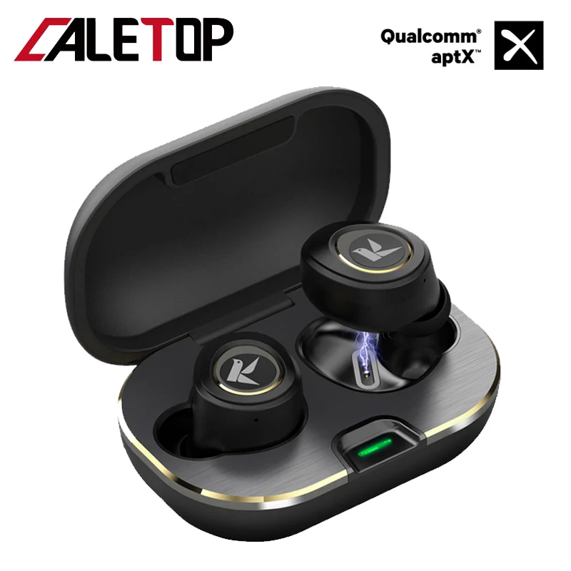 Наушники CALETOP с поддержкой Bluetooth 5 0 наушники QCC 3020 Aptx вкладыши шумоподавлением