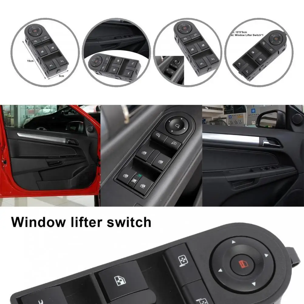

Anti-aging ABS Power Window Main Control Switch 93162636 for Vauxhall