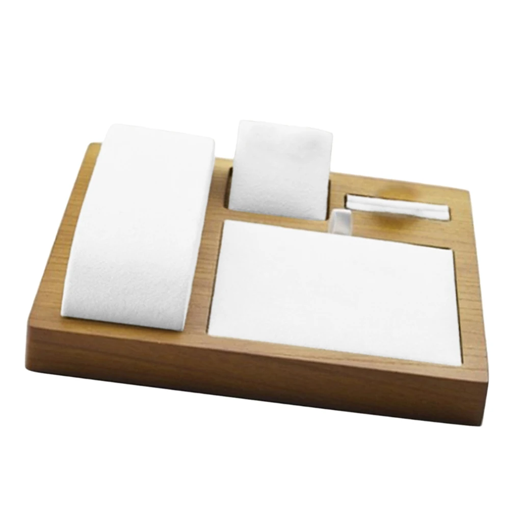 Деревянная подставка для ювелирных изделий кольцо серьги ожерелье браслет |