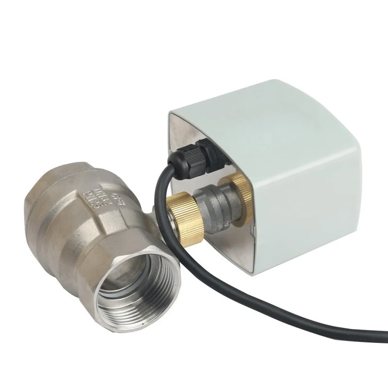 1 дюйм моторизованный клапан из нержавеющей стали 220 В 12 24 3-проводной 2-х