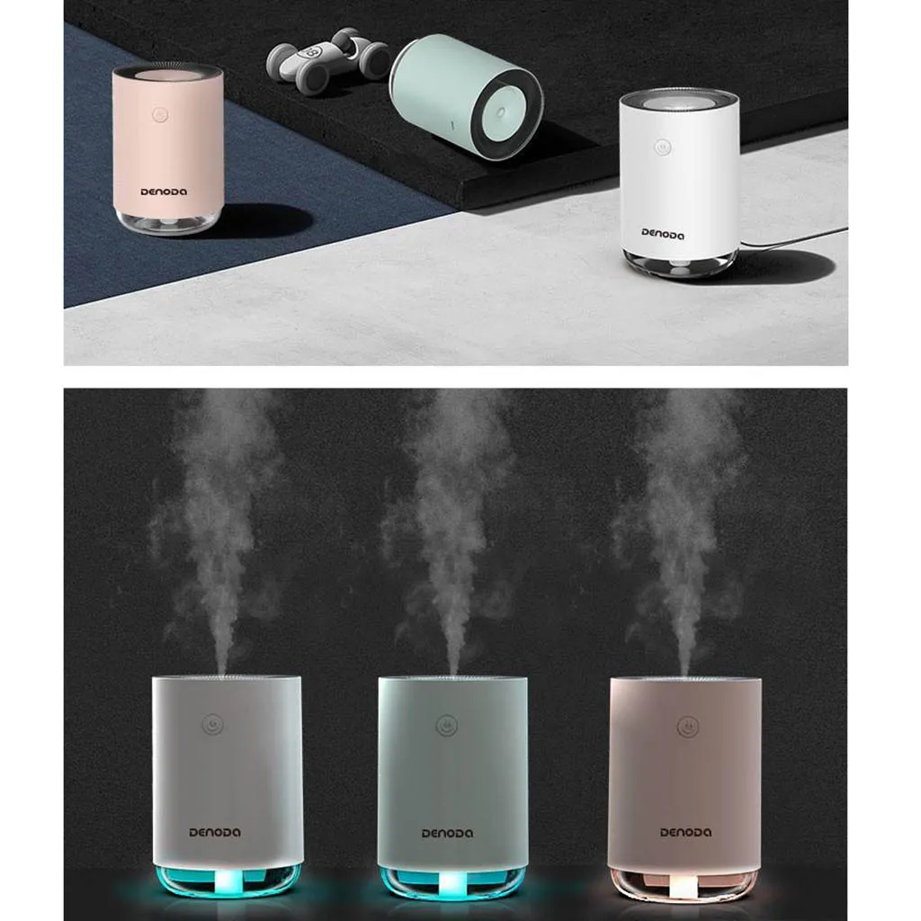 USB мини-увлажнитель воздуха светодиодный ночник для дома и офиса увлажнитель