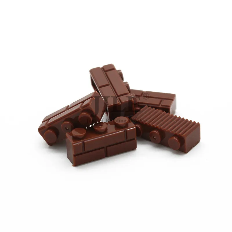 Moc модифицированный кирпич 1x3 с профилем кирпичной кладки городской вид стеновые