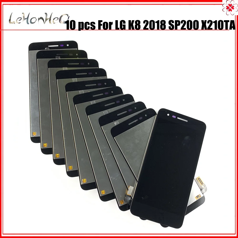 10 шт./лот AMOLED LCD для LG K8 2018 SP200 X210 дисплей|Экраны мобильных телефонов| |