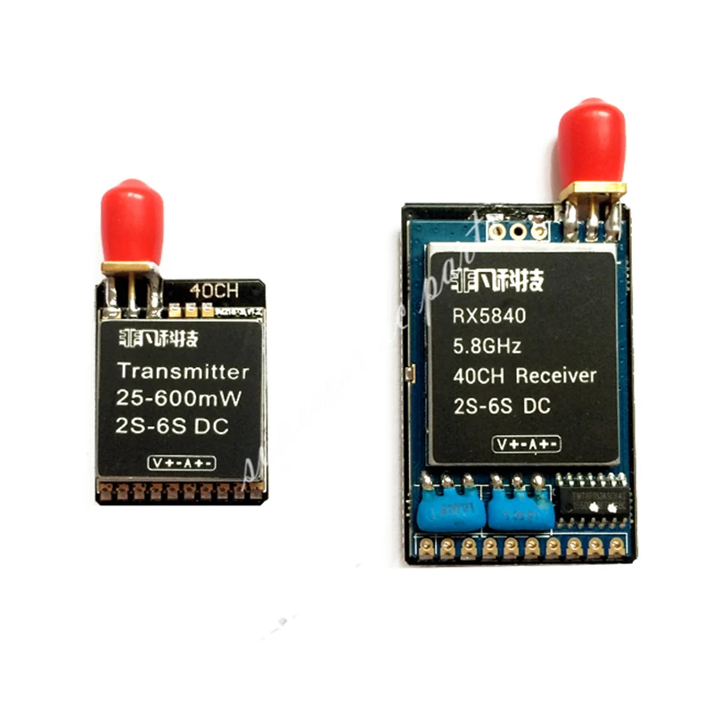 5 8G 600mW 40CH Аудио Видео AV передатчик TX с RX5832 Q Версия беспроводной приемник Rx для RC