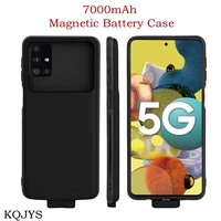7000mah portable magnetic battery charger cases for samsung galaxy m31 battery case power bank charging cover for galaxy m31s