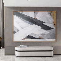 abstract oil painting tableau black and white canvas painting custom on the wall handpainted bedroom cuadros decoracion salon