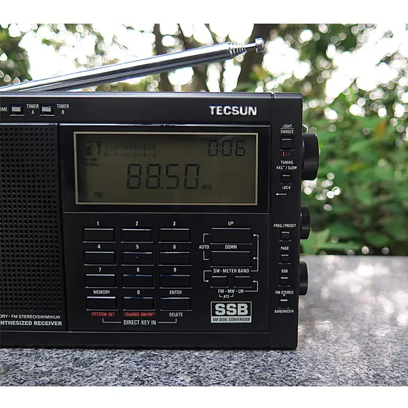TECSUN PL-600 цифровой радио тюнинг Полнодиапазонный FM/MW/SW-SSB/PLL синтезированный стерео радиоприемник(4xAA) PL600 портативный Радиоприемник