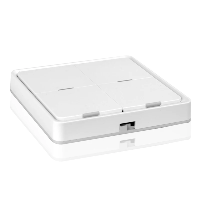 

With Gateway ZigBee Wireless Free Sticker 4-way Panel Scene Button Switch Gateway Required ZigBee Wireless Random Panel Switch