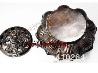 Сборная горелка бронзовая статуя лотоса искусственные благовония |