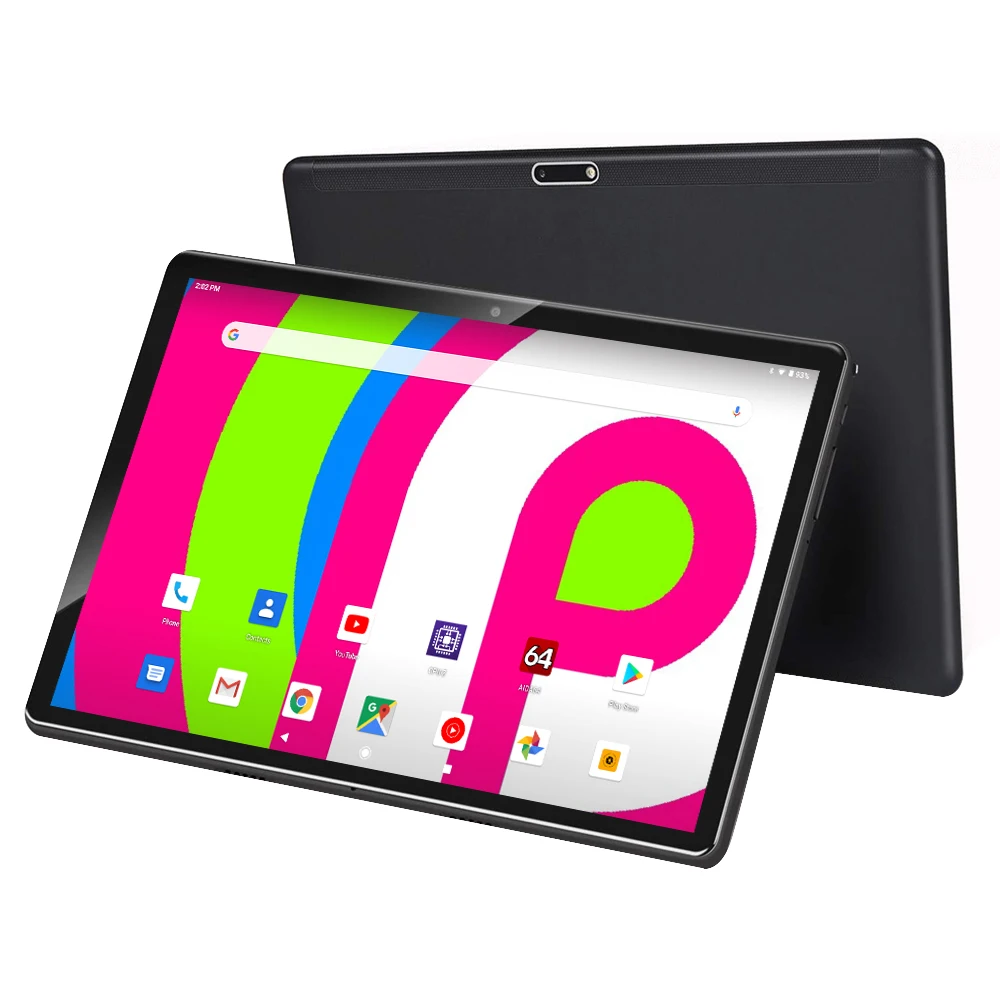 Новое издание закаленное 2.5D стекло 10 дюймовый планшет Android 9 0 телефонный звонок 32