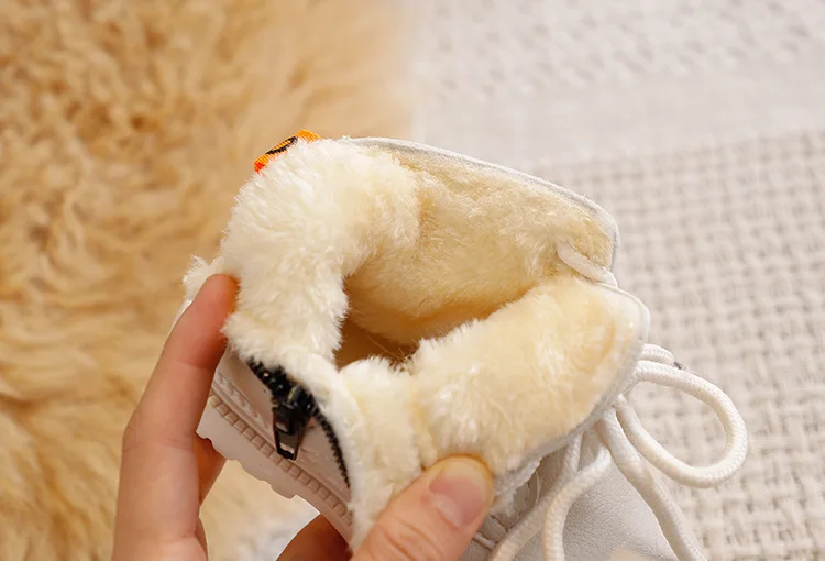 2019 Top Quality Baby Girls Snow Boots Winter Fashion Princess Plush Keep Warm Newborn Cotton Shoes Non-Slip Sports |