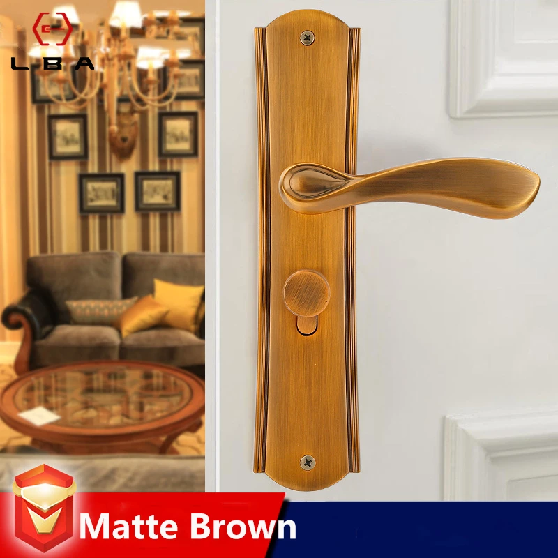 Замок LBA для раздвижной двери в европейском стиле белый бесшумный замок спальни