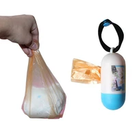 1 set 15pcsroll infant baby diaper pails refills home rubbish garbage bag pet dog poop storage bag plastic bags rubbish bucket