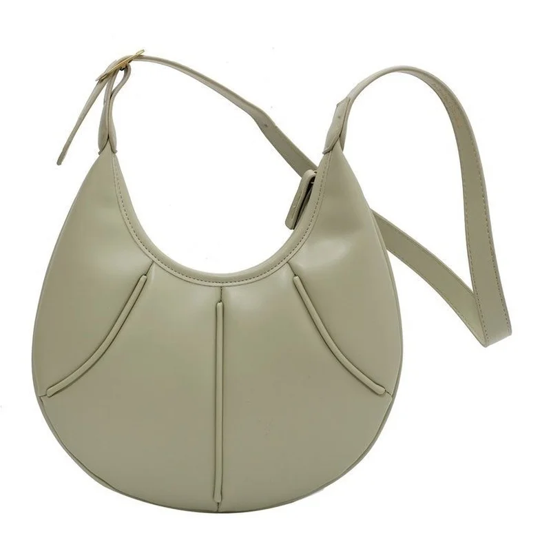 

Bag women's Fashion Shoulder Bag 2021 popular texture underarm bag women's hand bag pleated crescent bag handbag