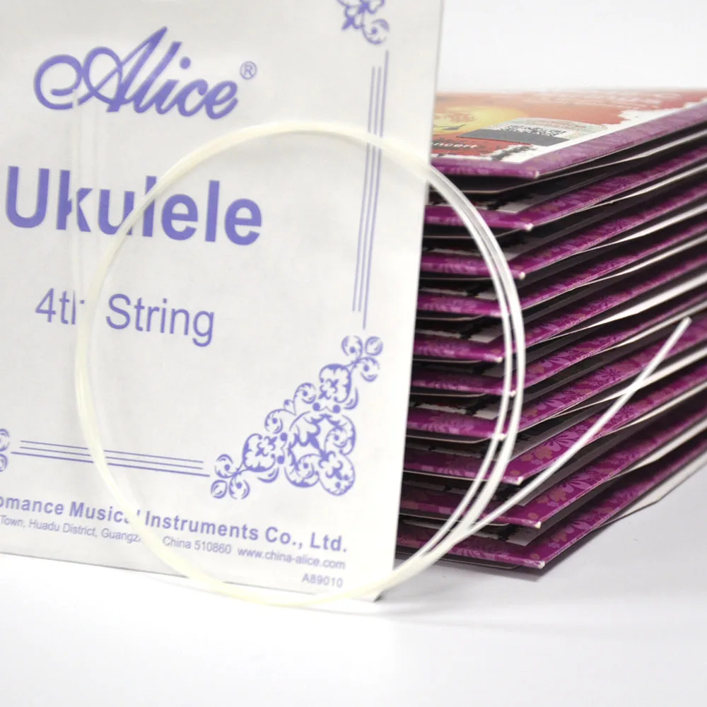 

10 Sets Alice AU046-C Ukulele Nylon Strings AECG Warm & Bright Tone Professional Strings for Concert