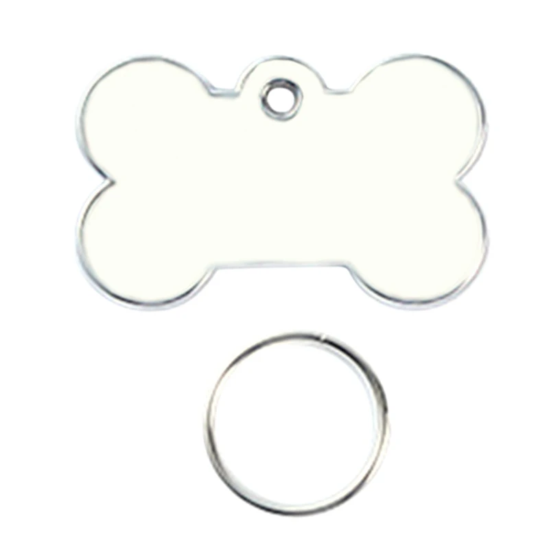 

New 1pcs Cat Dog ID Tag Free Engraving Dog Collar Pet Charm Pet Name Pendant Bone Necklace Collar Puppy Cat Collar Accessory