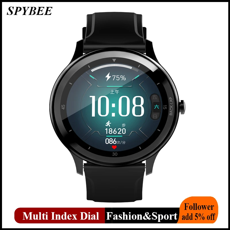 

New Smart Watch 2021 Fashion Men Watch 1.28 inch Full Screen Touch Waterproof Sport Bracelet Women for Gift
