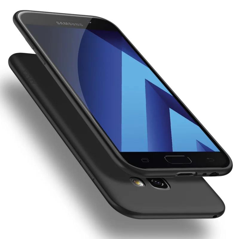 black X-Level мягкий TPU чехол для samsung Galaxy A3 A5 A7 A300 A310F A320 A500 A510F A520F A710F Модная тонкая задняя чехол Крышка - Цвет: black