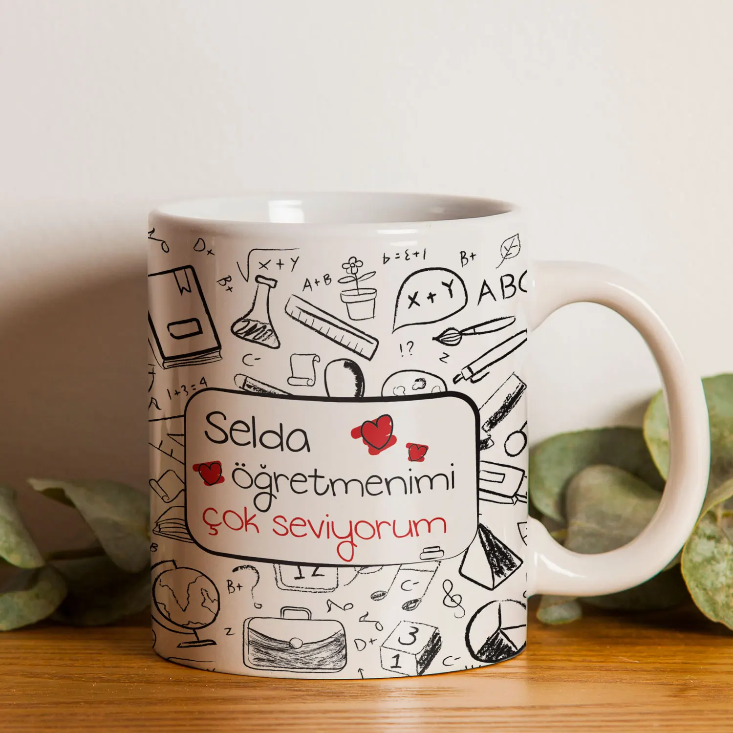 

Personalized Teachers Day Themed White Mug-2